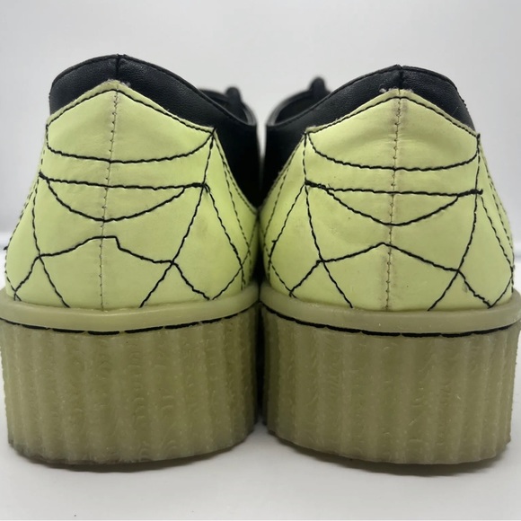 Strange Cvlt Cult Krypt Spider Web Glow in Dark Halloween Gothic Platforms - Picture 5 of 9